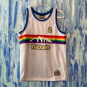 Alex English #2 1987-88 Denver Nuggets Jersey NBA Hardwood Classics M